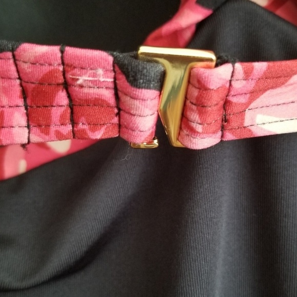 Kate Spade Floral Twist Bandeau Swimsuit XS - Picture 5 of 8